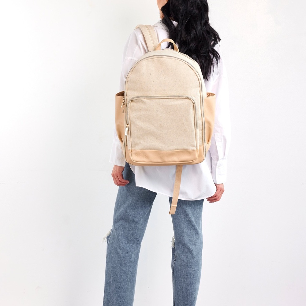BEIS The Backpack in Beige